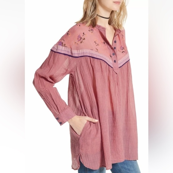 Free People Hearts & Colors tunic top - Picture 7 of 10
